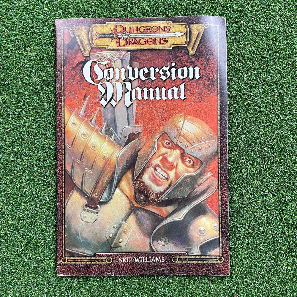 Dungeons & Dragons Conversion Manual 3E Transition Guide 2000 WOTC D&D
